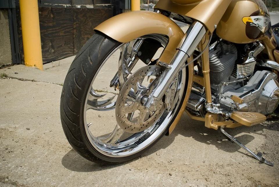 Bobber Motorcycle Front Wheel