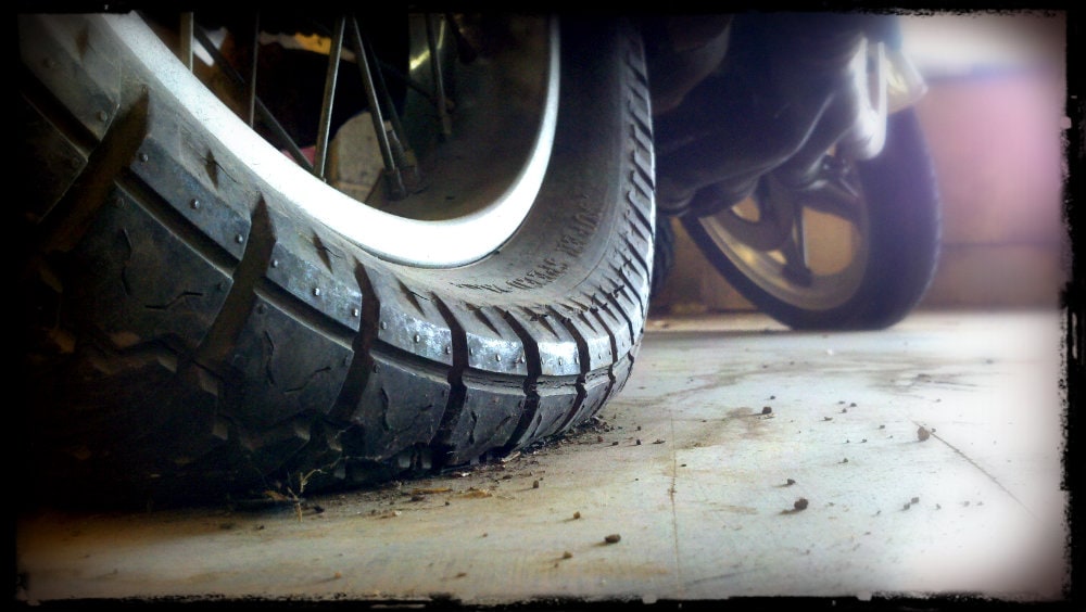 Low Motorcycle Tire Pressure During Winter