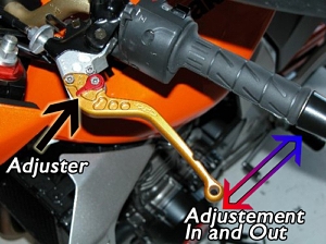 Motorcycle Control Lever