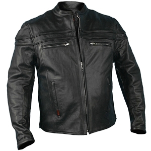 Hot Leathers Black Leather Jacket