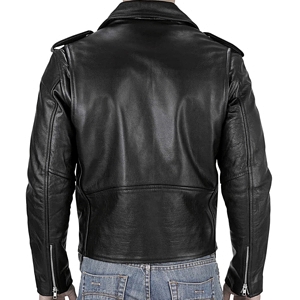 Viking Cycle Angel Fire Leather Motorcycle Jacket back