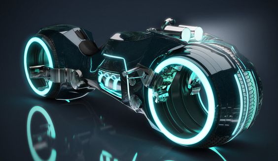The Lightcycle from Tron Legacy