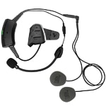 Cardo Packtalk Slim Motorcycle Bluetooth Headset mic & speakers