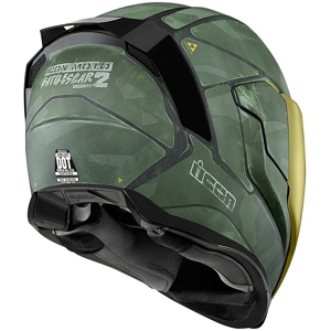 Icon Airflite Battlescar 2 Helmet back
