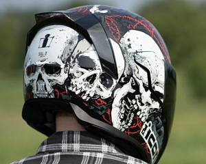 Icon Airflite Helmet Skull Graphic Design